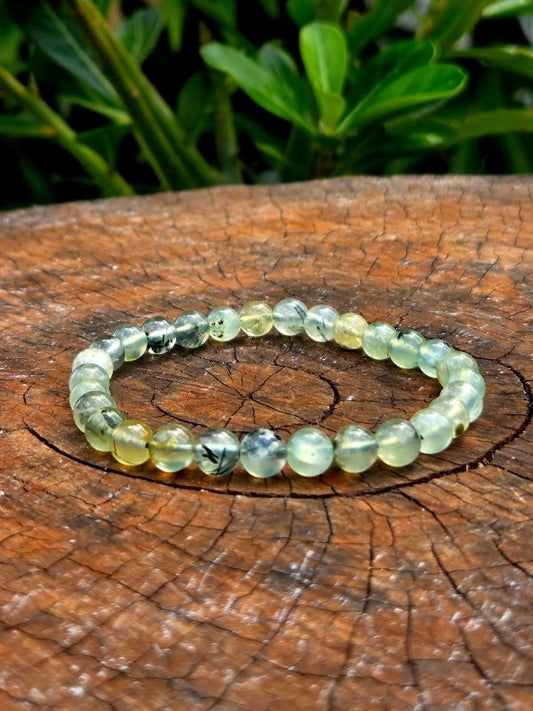 Prehnite Bracelet - 6mm - Jewellery Australia