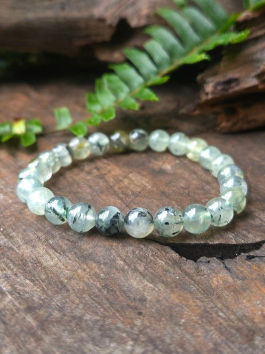 Prehnite Bracelet - 8mm - Jewellery Australia