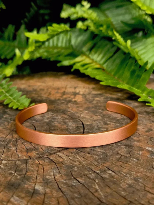 Pure Copper Cuff Bracelet - Plain Design - Jewellery Australia