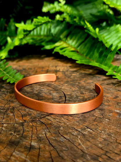 Jewellery Pure Copper Cuff Bracelet - Plain