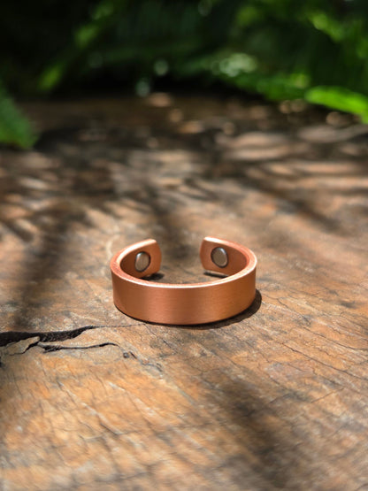 Jewellery Pure Magnetic Copper Ring - Plain Design