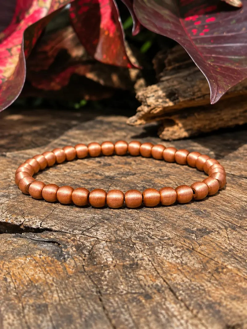 Pure Copper Beaded Bracelet - Copper Jewellery Australia