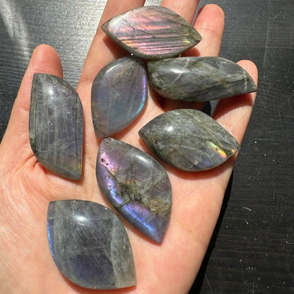 Purple Labradorite Crystal Cabochon - Crystals Australia