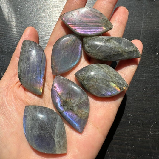 Purple Labradorite Crystal Cabochon - Crystals Australia