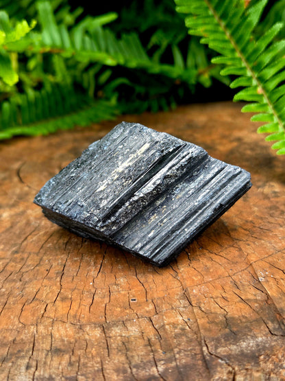 Crystals Raw Black Tourmaline with Feldspar High Quality