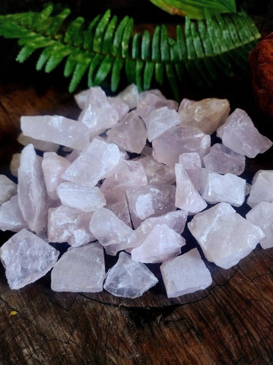Raw Rose Quartz - Crystals Australia