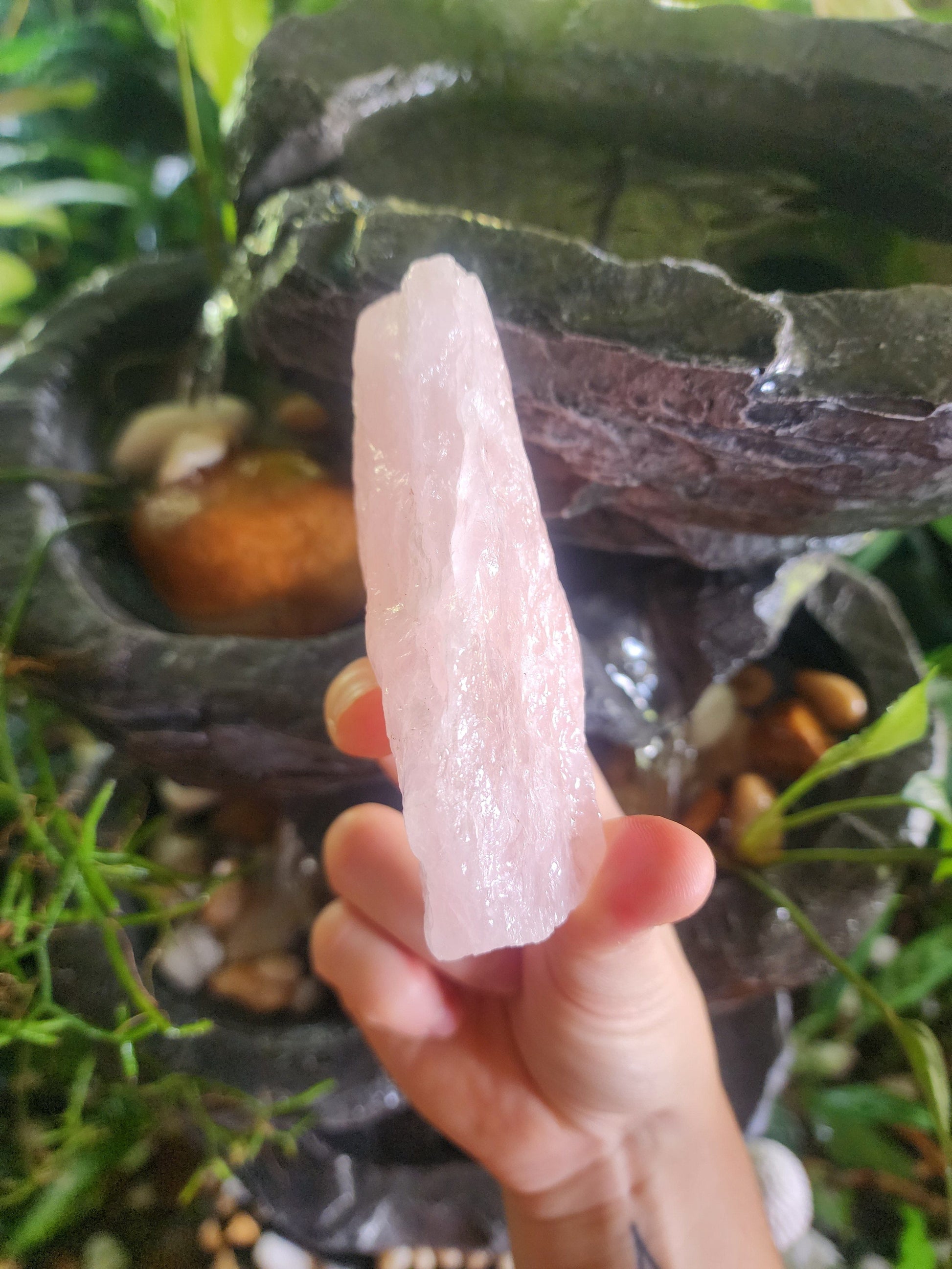 Crystals Raw Rose Quartz