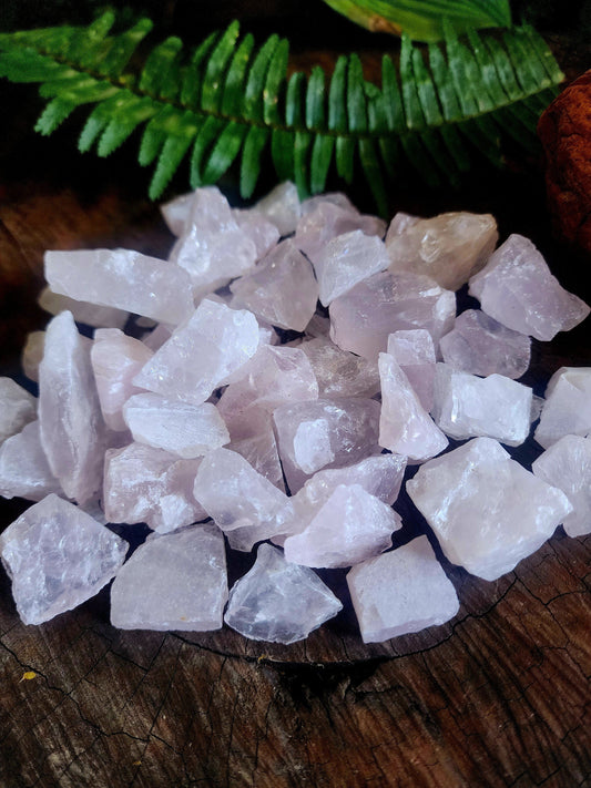 Crystals Raw Rose Quartz