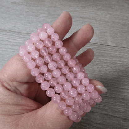 Rose Quartz Bracelet - 6mm - Crystals Australia