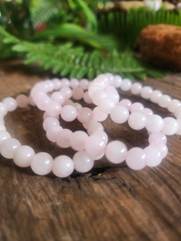 Rose Quartz Bracelet - 8mm - Crystals Australia