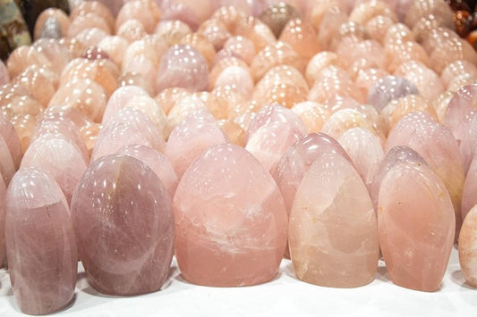 Rose Quartz Crystal Freeforms - Crystals Australia