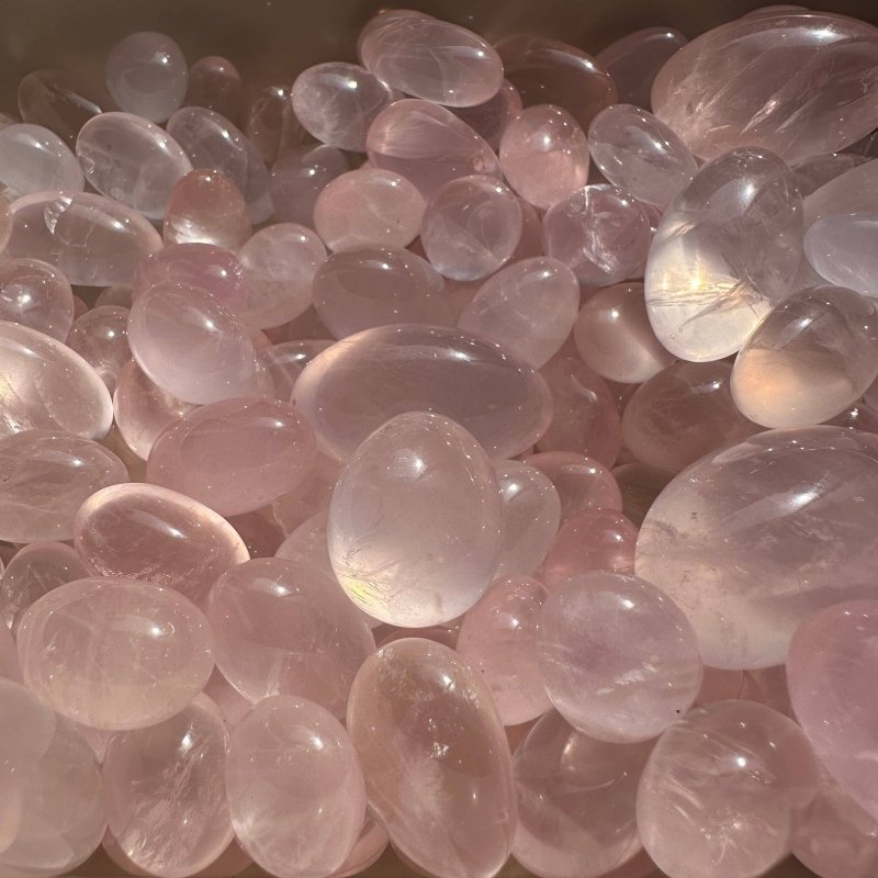 Rose Quartz Crystal Mozambique Tumble Stones - High Quality - Crystals Australia