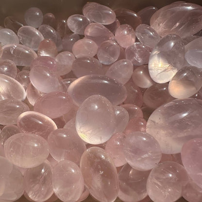 Rose Quartz Crystal Mozambique Tumble Stones - High Quality - Crystals Australia