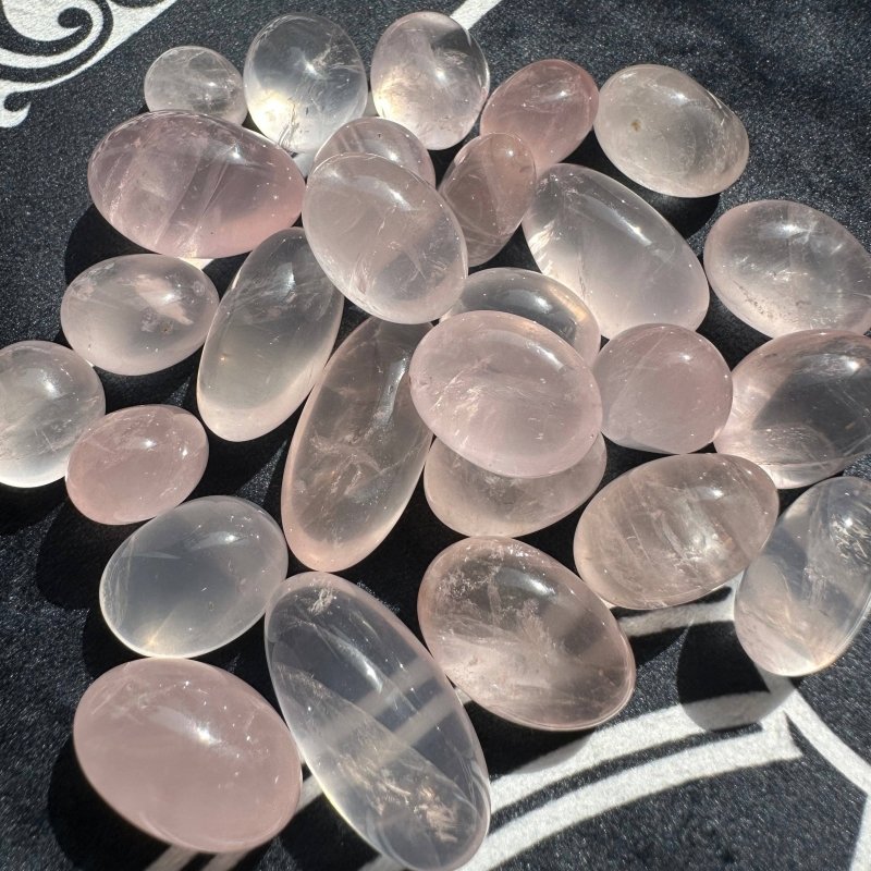 Rose Quartz Crystal Mozambique Tumble Stones - High Quality - Crystals Australia