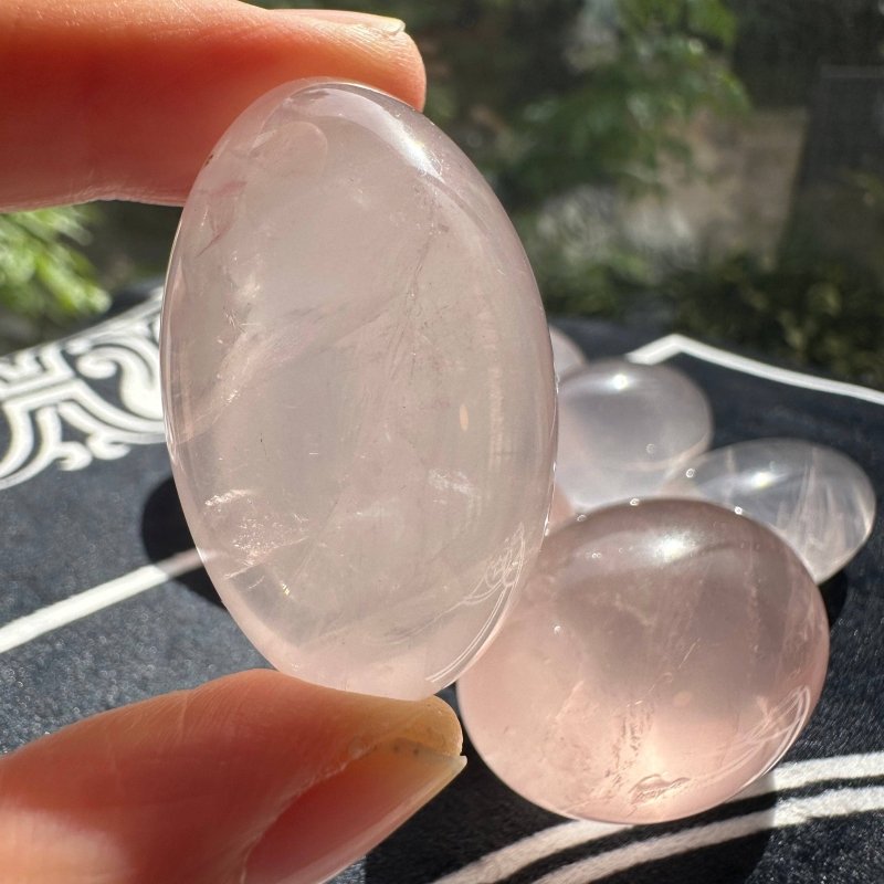 Rose Quartz Crystal Mozambique Tumble Stones - High Quality - Crystals Australia