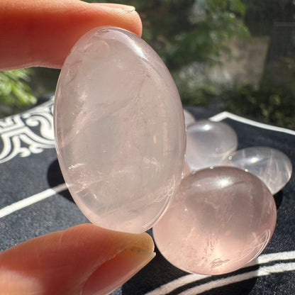 Rose Quartz Crystal Mozambique Tumble Stones - High Quality - Crystals Australia