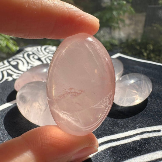 Rose Quartz Crystal Mozambique Tumble Stones - High Quality - Crystals Australia
