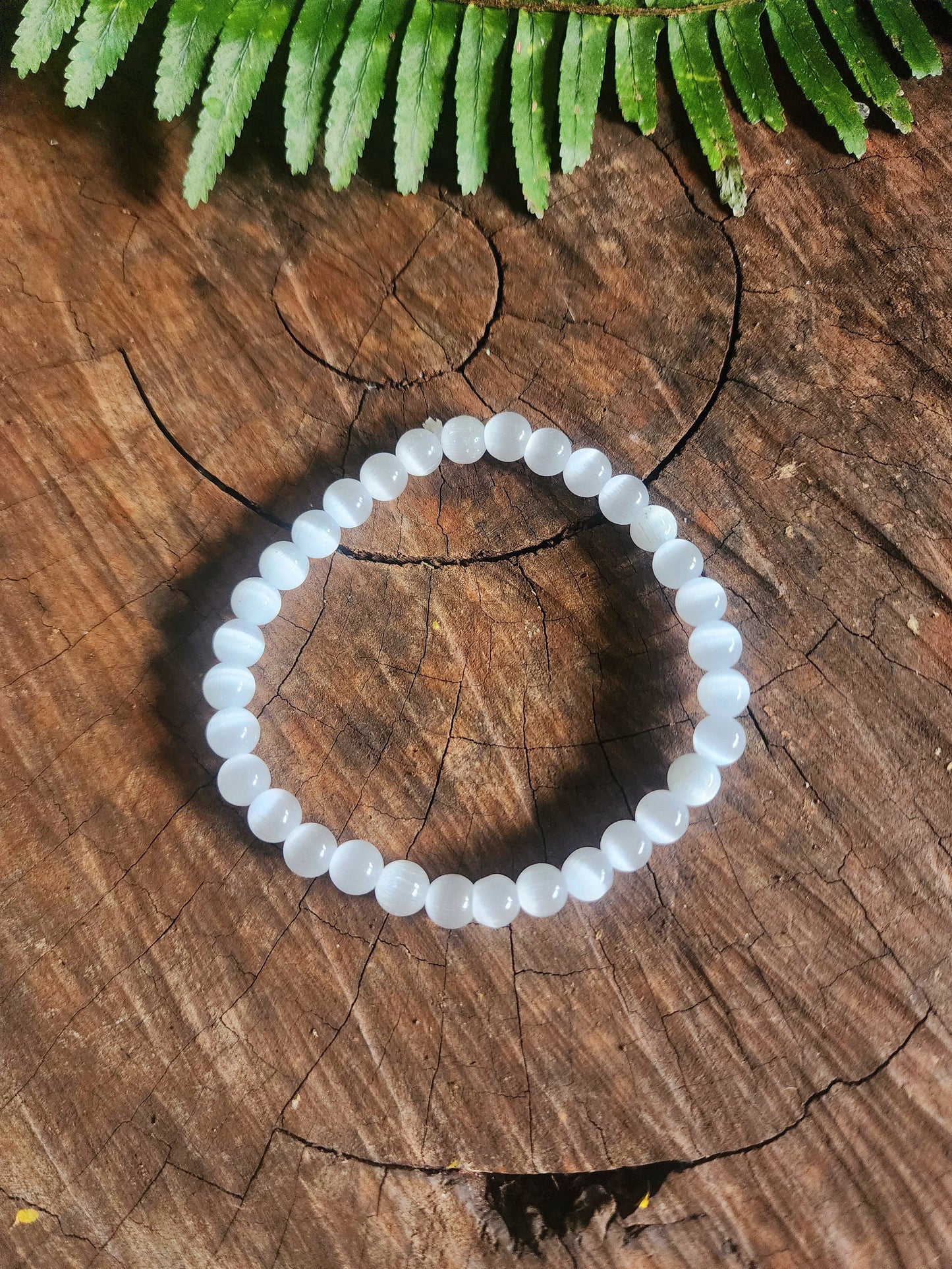Crystals Selenite Bracelet 6mm Australia