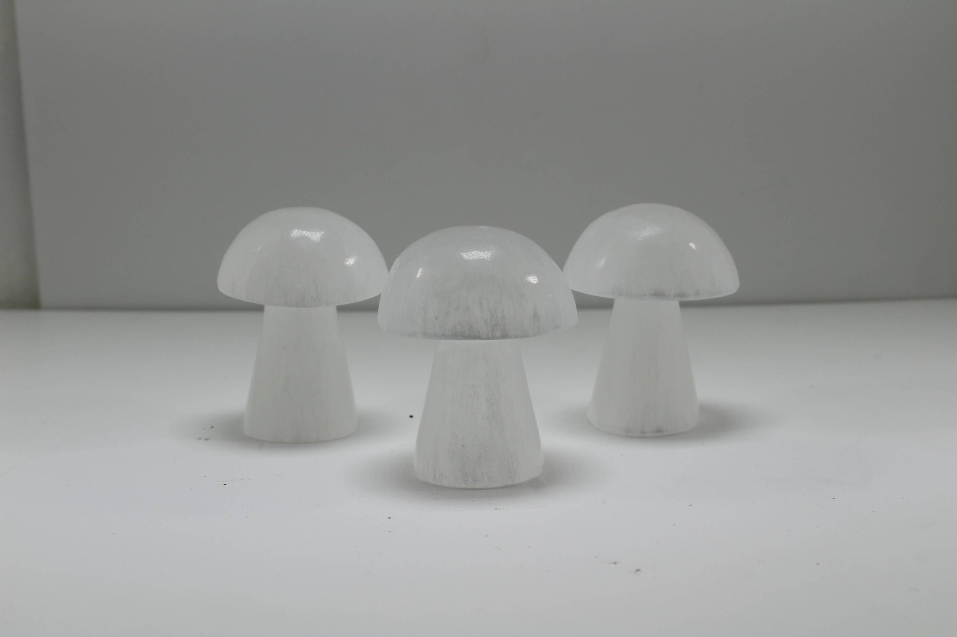 Crystals Selenite Mushrooms White