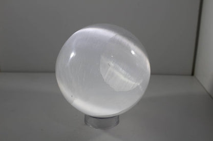 Selenite Sphere 10cm – Cleansing & Charging - Crystals Australia