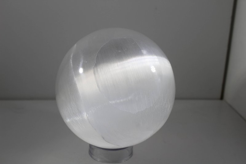 Selenite Sphere 10cm – Cleansing & Charging - Crystals Australia