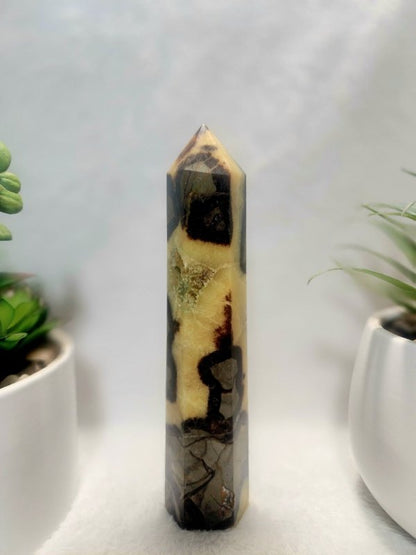 Septarian Jasper Dragon Stone Crystal Tower Point - Crystals Australia