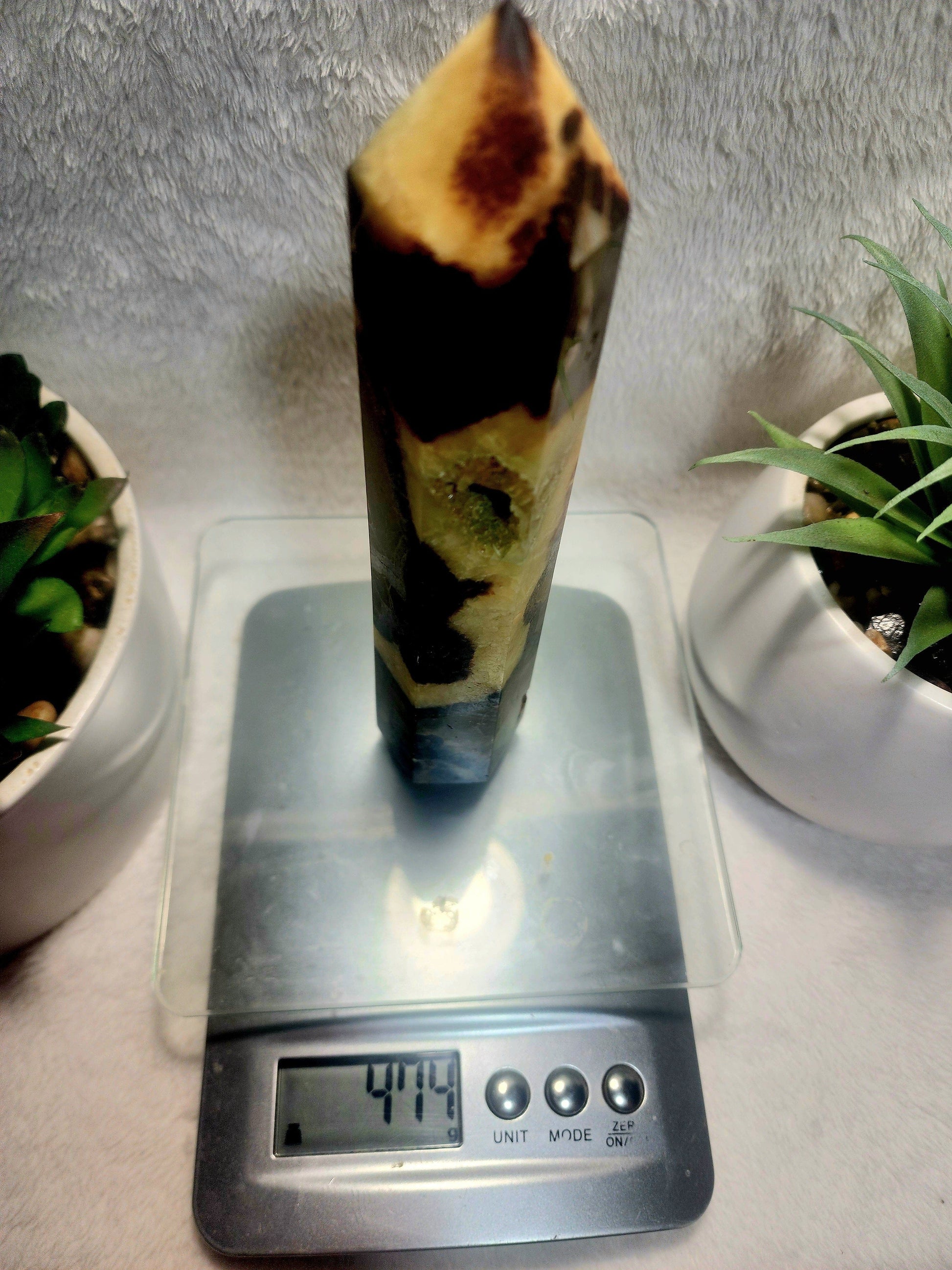 Crystals Septarian Jasper Dragon Stone Tower Point 474g Australia
