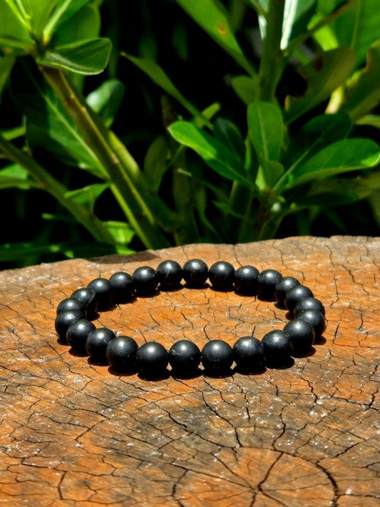 Shungite Bracelet - 8mm - Crystals Australia