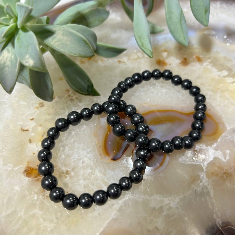 Shungite Bracelet - 8mm - Crystals Australia