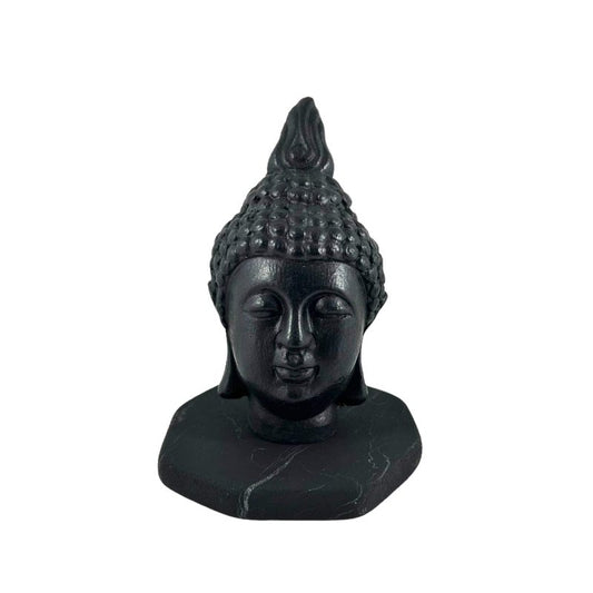 Shungite Figurine Buddha Head - EMF Protection - Crystals Australia