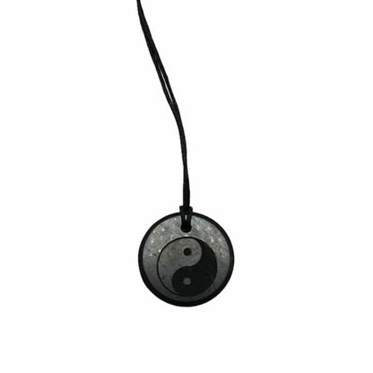 Shungite Necklace Yin Yang Pendant EMF Protection - Jewellery Australia