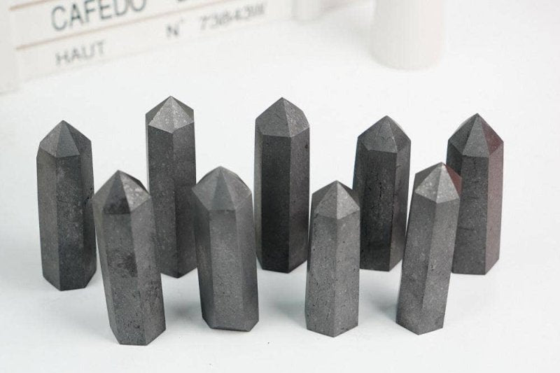 Shungite Tower Point EMF Protection - Crystals Australia
