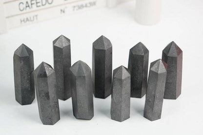 Shungite Tower Point EMF Protection - Crystals Australia