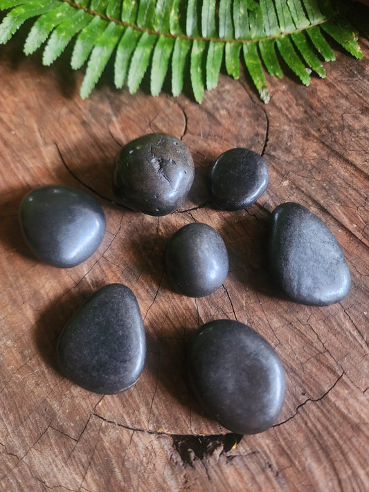 Crystals Shungite Tumbled Stones EMF Protection