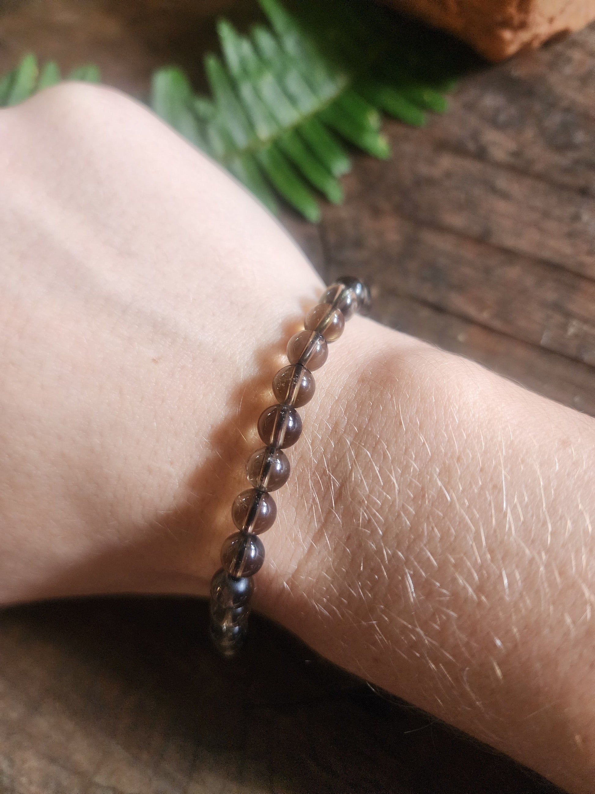 Smoky Quartz Bracelet 6mm Australia