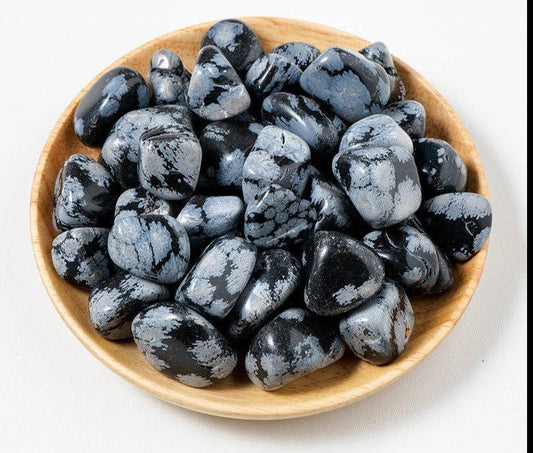 Crystals Snowflake Obsidian Tumble Stones Australia