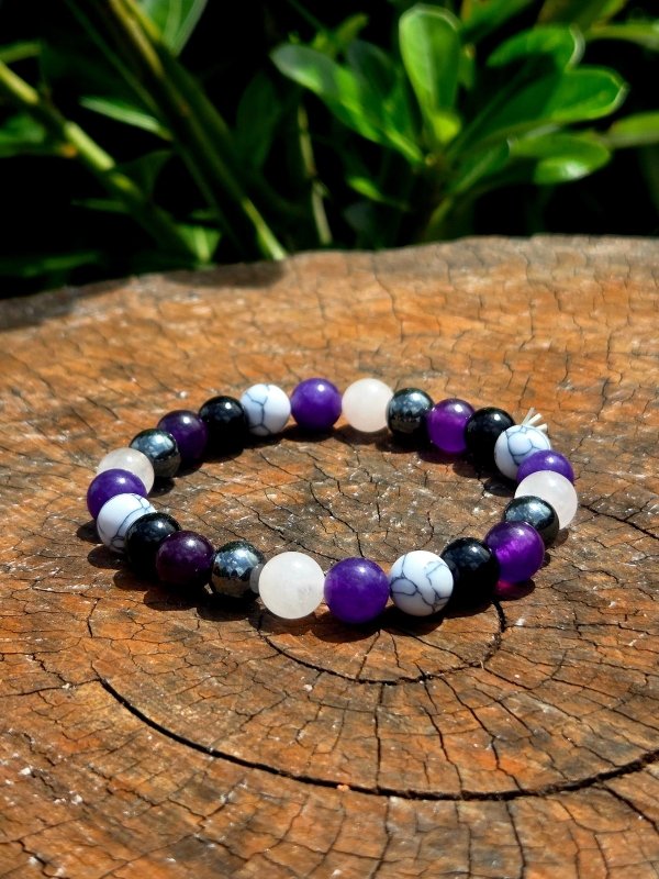 Stress Relief Anxiety Crystal Bracelet - 8mm - Crystals Australia