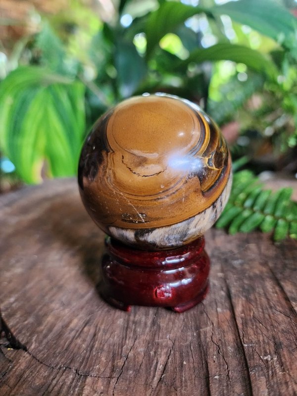 Tigers Eye Crystal Sphere 280g - Crystals Australia