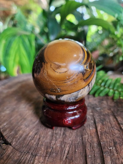 Tigers Eye Crystal Sphere 280g - Crystals Australia