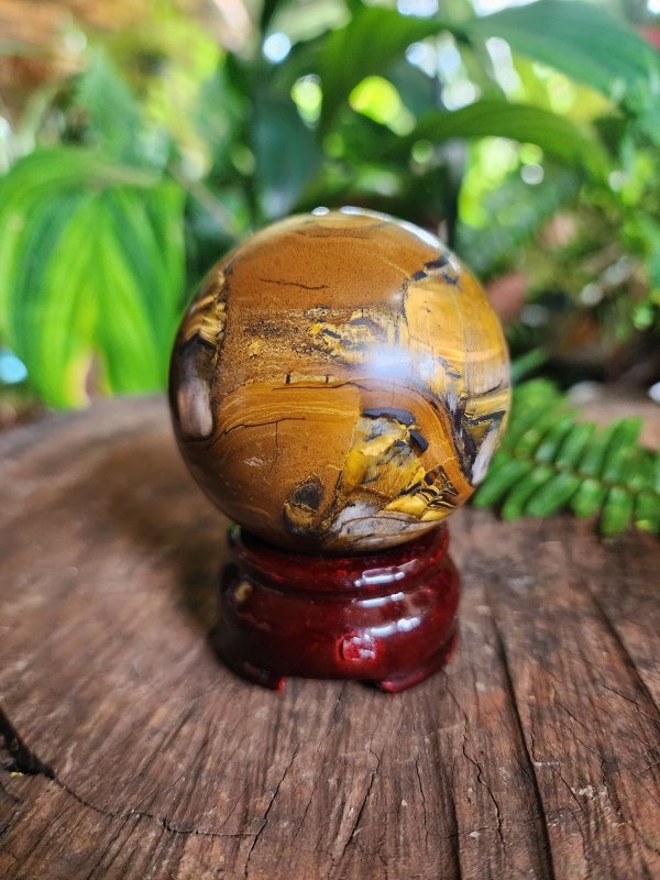 Tigers Eye Crystal Sphere 280g - Crystals Australia