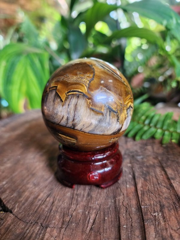 Tigers Eye Crystal Sphere 280g - Crystals Australia