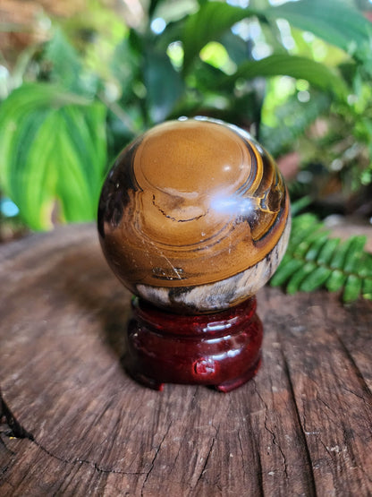 Crystals Tigers Eye Crystal Sphere 280g