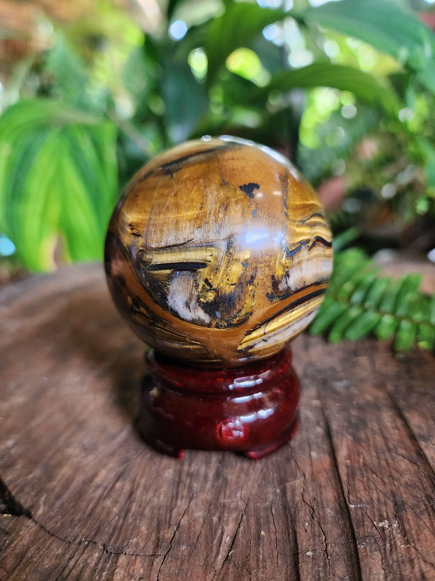 Crystals Tigers Eye Crystal Sphere 280g