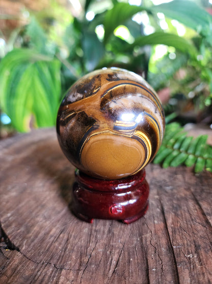 Crystals Tigers Eye Crystal Sphere 280g