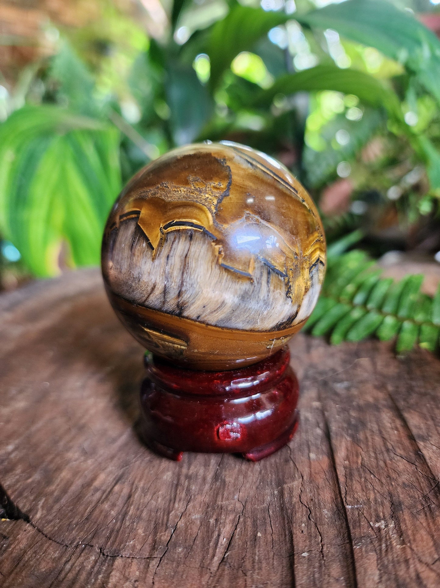 Crystals Tigers Eye Crystal Sphere 280g