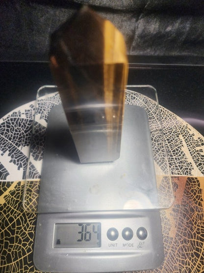 Tiger's Eye Crystal Tower Point 364g - Crystals Australia