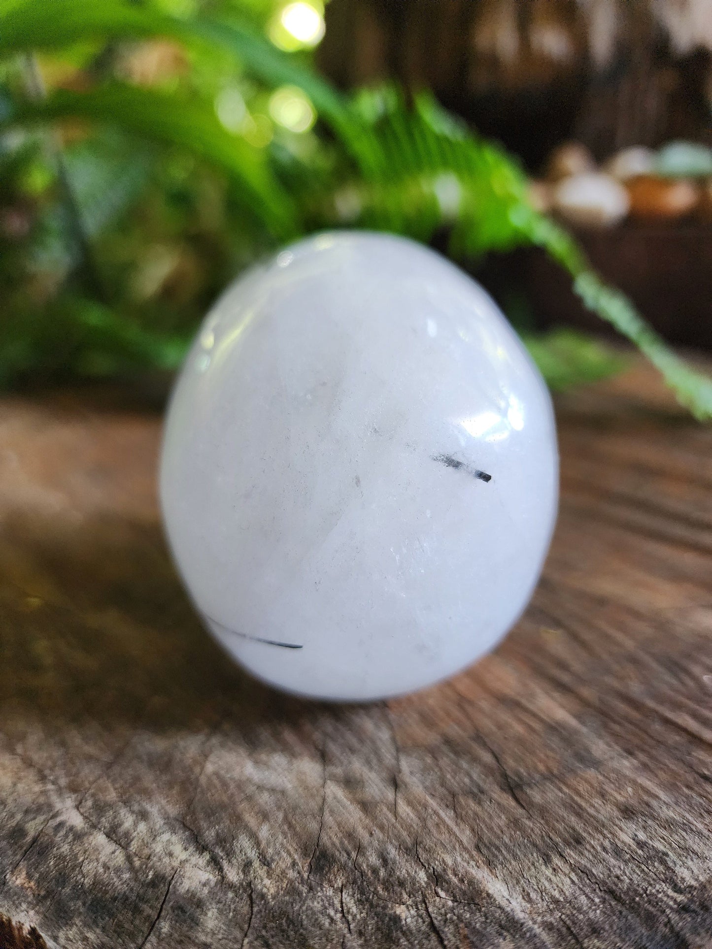 Carving Tourmalinated Quartz Crystal Skull Carving
