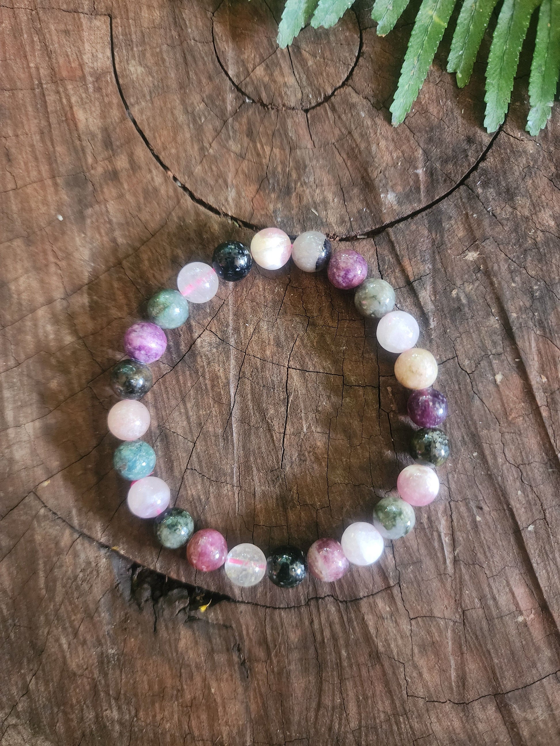 Watermelon Tourmaline Bracelet 6-7mm Australia