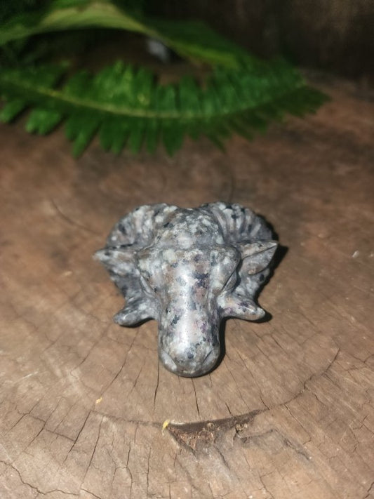 Yooperlite Ram Carving - Crystals Australia