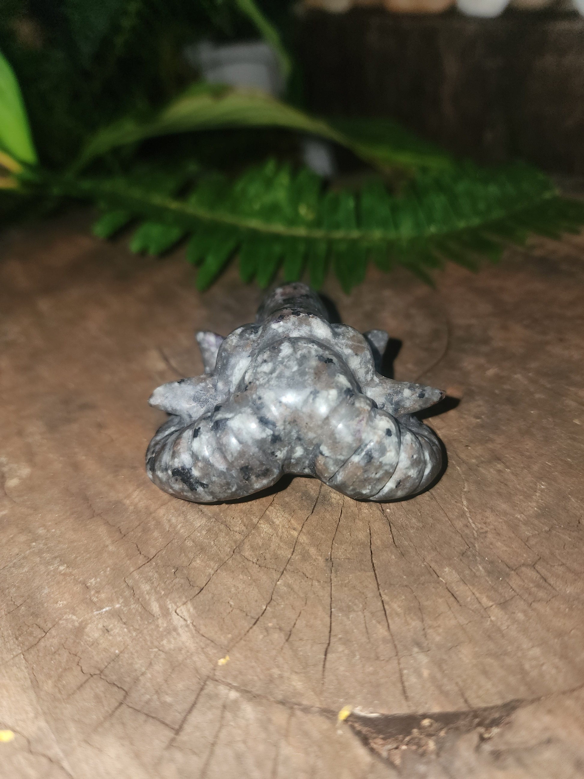 Crystals Yooperlite Ram Carving